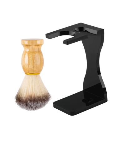 Healeeved 1 set of razor set display holder for razor bar beer salon salon shaving brush shaving organizer razor brush holder shaving brushes and stand beards beard cream third gang brush