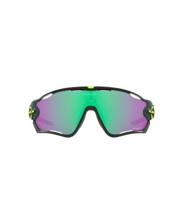Oakley Men's OO9290 Jawbreaker Shield Sunglasses Matte Hunter Green/Prizm Road Jade 31 Millimeters