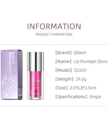 Beliky Girl Crystal Jelly Moisturizing Lip Oil Plumping Lip Gloss Makeup Sexy Plump Lip Glow Oil Tinted Lip Plumper Lip Care Lips Makeup Cherry Blossom - Buy Online on GoSupps.com