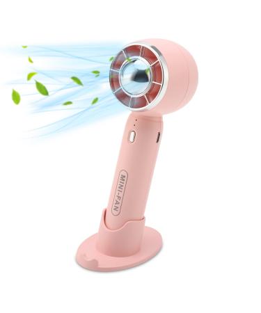 Afounda 2022 New Version Eyelash Fan, USB & Mini Portable Fans, Rechargeable Electric Handheld Air Conditioning Cooling Refrigeration Fan For Eyelash Extension, Nail Dryer (Pink)