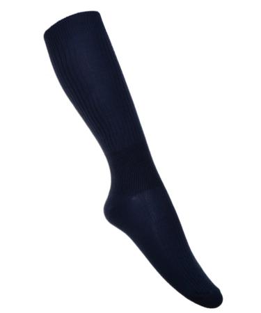 1 pair of WB Socks Cotton Rich Unisex Anti-Dvt Flight Socks Small Shoe Size 36-39 Blue