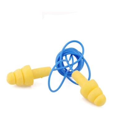 Ear Plugs for Sleep Reusable Noise Cancelling Earplugs for Sleeping Earplug Washable Christmas Tree Type with line Anti-Noise and Noise Reduction earplugs Learning Sleep earplugs Onecolor