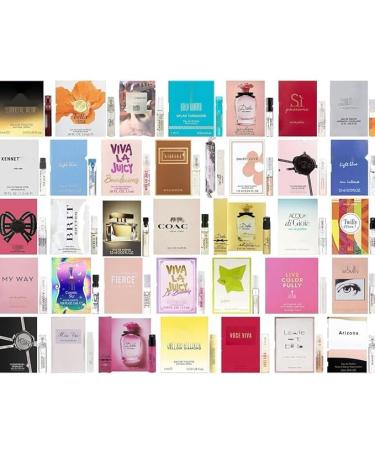 Perfume High End Designer Fragrance Sampler Set for Women (Pack of 12 Sample Vials) - Buy Online on GoSupps.com