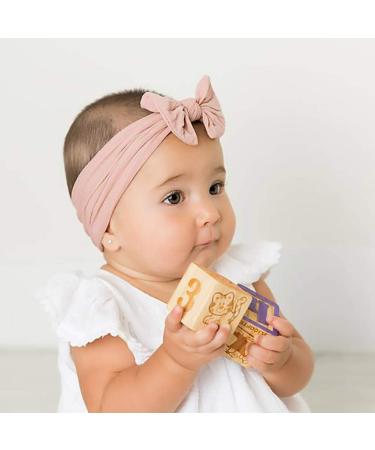 YHXX YLEN Baby Headbands - 20 Pack Girls Knot & Elastic Bows Turban Hairbands | Soft Knit Head Wraps for Infants - Buy Online on GoSupps.com