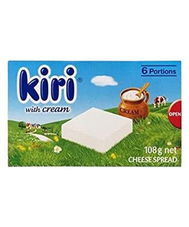Kiri Fresh Cream & Milk 6 Cube Cheese - 4 x 108g | Rich & Creamy Cheese Cubes - Buy Online on GoSupps.com