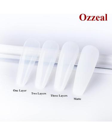 Ozzeal Jelly Gel Nail Polish 15ML Milky White Jelly Neutral Nude Gel Polish Translucent Sheer Spring Summer Nail Polish Gel Soak off UV LED Light for Nail Art DIY Manicure - Buy Online on GoSupps.com