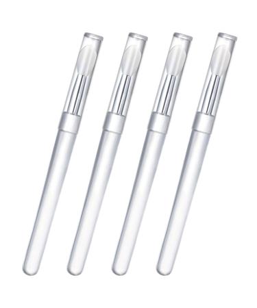 Silicone Lip Brushes - Portable Lipstick Applicator Wands & Mini Lip Scrub Brush (4PCS) for Perfect Lips | Shop Internationally - Buy Online on GoSupps.com