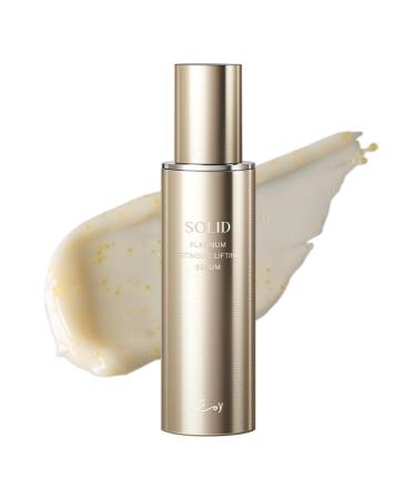 KOY Solid Platinum Retinolic Lifting Serum 1.69 fl oz | Lightweight Serum with Retinol Derivative Platinum & Peptides | Smooth & Refined Skin