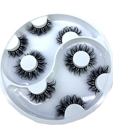 Buy HBZGTLAD 2021 25mm 3D Faux Mink Cross False Eyelashes - 5 Pairs Handmade Thick Beauty Extensions Online - Buy Online on GoSupps.com