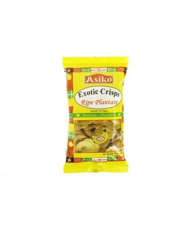 Asiko Plantain Chips Salted (Box of 24)