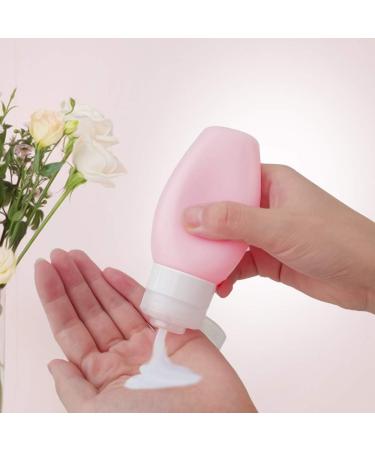 LYOB Leak Proof Silicone Refillable Travel Squeeze Bottles 3oz (90ml) - TSA Approved Toiletry Containers (4-Pack) - Buy Online on GoSupps.com