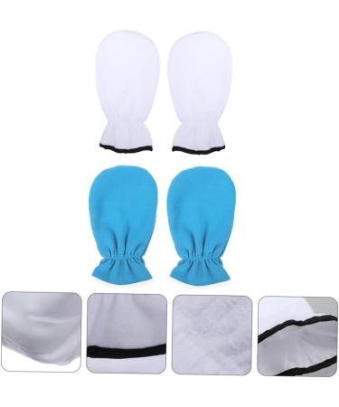 Ipetboom 2 Pairs Essential Oil Gloves Portable Paraffin Mitts Mittens Wax Gloves Reusable Paraffin Gloves Wax Bath Liners Thermal Hand Liner Reusable Paraffin Mitts Body Care Bag Flannel - Buy Online on GoSupps.com