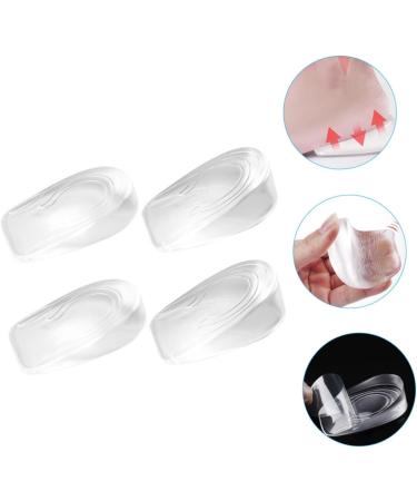 FOMIYES Heightening Insoles - 8 Pairs of Silicone Gel Heel Lift Pads for Women & Men - Invisible Comfort & Support - Buy Online on GoSupps.com