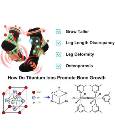 2023 Far Infrared Schorl Titanium Ion Heightening Socks - White Medium - Buy Online on GoSupps.com
