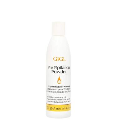 Gigi Pre-Epilation Dusting Powder- For Pre-Waxing/Hair Removal 4.5oz