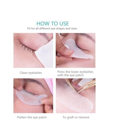 Eyelash Extension Pads - 50 Pairs Hydrogel Eye Pads for Lash Extensions | Pink Under Eye Gel Stickers - Makeup Tool - Buy Online on GoSupps.com
