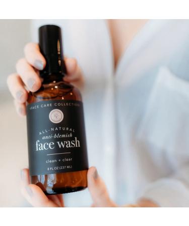 Rowe Casa Organics Anti-Blemish Face Wash | All-Natural Cleansing for All Skin Types | Moisturizes & Refreshes | 8 FL OZ - Shop Internationally - Buy Online on GoSupps.com