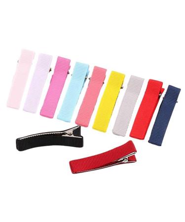 Cinaci 60 Pack Hair Clips - 30 Pairs Solid Ribbed Duck Beak & Crocodile Clips for Toddlers & Kids - DIY Hair Accessories - Buy Online on GoSupps.com