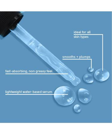 Face Facts Hyaluronic Facial Serum | Sodium Hyaluronate + Glycerin + Betaine | Smooth + Plump + Hydrate | 30ml - Buy Online on GoSupps.com