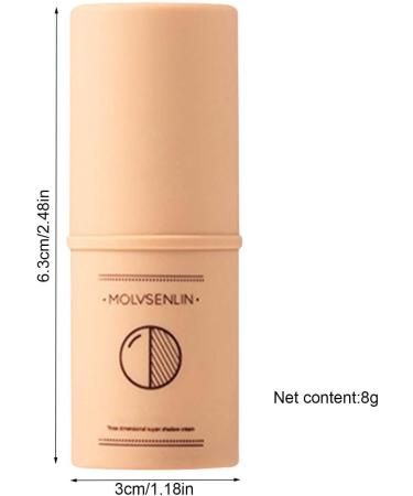 Makeup Wand - Shadow Balm Moisturizing Highlight Balm Long Lasting WandSoft Smooth Portable for Teenagers Oily Skin Most Skin Tones Women and Men Dtt Shadow Cream - Buy Online on GoSupps.com
