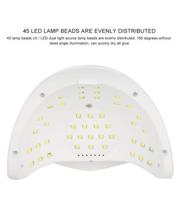 150W Nail Dryer Lamp - UV/LED Nail Art Curing Light with Timer (EU Plug) for Gel Polish Manicure Tool - Buy Online on GoSupps.com