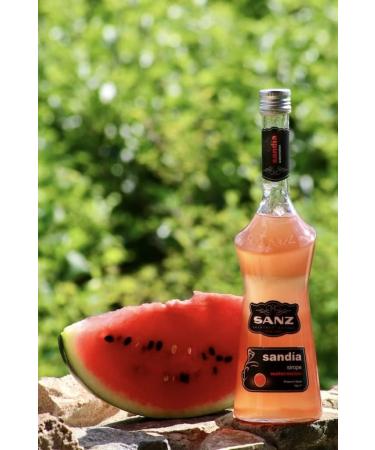  SANZ Sirup Sanz Watermelon Syrup Cocktail Syrup with 16% Watermelon Width No Dye 0.7 Litre - Buy Online on GoSupps.com