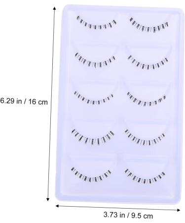 Ipetboom Ipet tree 20 Pairs Lower eyelashes natural eyelashes false lower transparent stem fiber - Buy Online on GoSupps.com