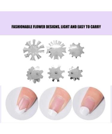 Fashionable Nail Form Clipper Nail Form Cutter Stainless Steel Nail Template Tools for Nail DIY Home Use Nail Beauty Nail Salon - Buy Online on GoSupps.com