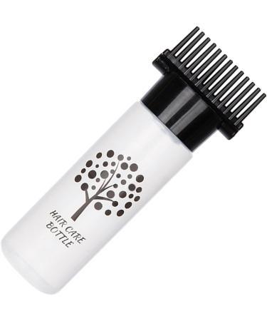 Folpus Squeeze Bottle Hair Dye Bottle Brush Hair Oil Roots Comb Bottle Black - Buy Online on GoSupps.com