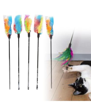 Baosroy cat toys interactive cat toys toys cat cat toys springs teaser toys cats spring toys feather toys cat for kitten and cats