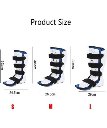 Adjustable Foot Drop Brace & Ankle Foot Orthosis - Night Splint for Plantar Fasciitis & Achilles Tendonitis - Left Foot M Size - Buy Online on GoSupps.com