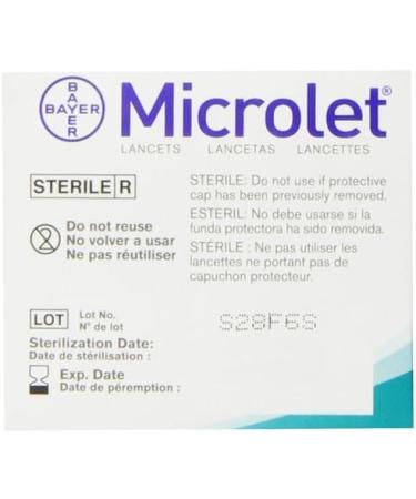 Bayer Contour Microlet Lancets 100 Count - Easy Blood Glucose Testing - Buy Online on GoSupps.com