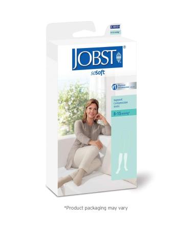 JOBST soSoft Knee High Compression Socks - Ribbed 8-15 mmHg Sand - BSN Medical | International Shipping Available - Buy Online on GoSupps.com
