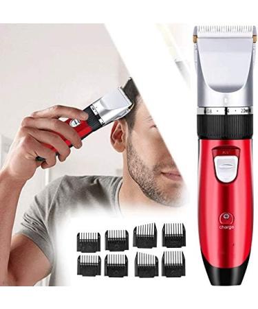 Professional Men's Hair Clippers - Rechargeable Cordless Barber Hair Cutter with Built-in Comb Design - Buy Online on GoSupps.com