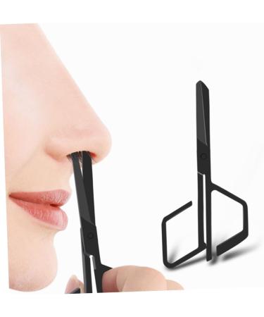 Ipetboom Nose Hair Remover & Eyebrow Trimmer - Stainless Steel Nasal Hair Trimmer for Precise Grooming | 9.7x4.6cm Black - International Shipping Available - Buy Online on GoSupps.com