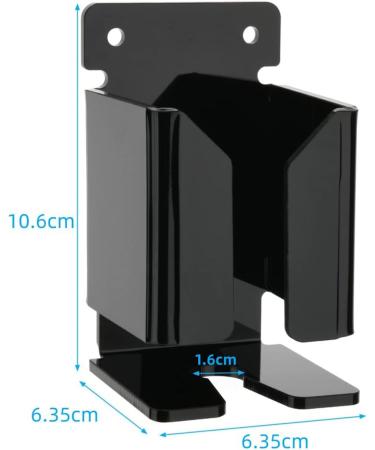 Predolo Wall Holder for Men's Electric Razors | Durable Acrylic Bathroom & Shower Hook | Sleek Black Design - Buy Online on GoSupps.com