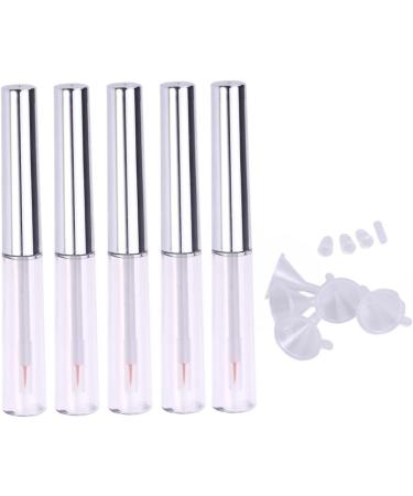Empty Refillable Bottle 10 pcs Eyelash Liquid Empty Makeup Oil Bottles for Plastic Ml Mascara Castor and Eyeliner with Travel DIY Transparent Wands Refillable Funnels Essential Eye Vials Tube (Color Mediumx3pcs Transparentx3pcs - Buy Online on GoSupps.com