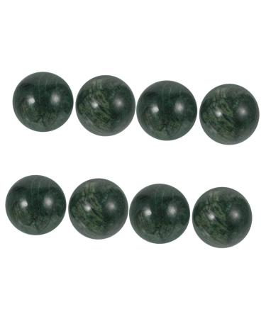 FRCOLOR 8 STK Jade-Fitness-Handball Massageball Tool fitness balls Massage balls for adult hand exercise balls Hand training balls Handballen Training ball Handy older 4.00x4.00cmx4pcs Gr nx4stk