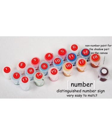 Kids DIY Paint by Number Kit - Cool Car Design | 8x12 inch - Buy Online on GoSupps.com