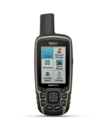 Garmin GPSMAP 65-Robust GPS outdoor navigation system with pre-installed topoactive European card and 2.6 "color display.Best navigation thanks to 5 satellite systems & multi-frequency technology waterproof.GPSMap 65 single