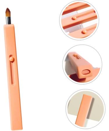 DOITOOL 1pc Retractable Lip Brush Eye Shadow Lipstick Brush Flat Concealer Brush Cosmetics Brush Tool Makeup Tool Plastic Travel Applicator Brush Portable - Buy Online on GoSupps.com