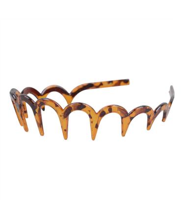 3-Piece Plastic Zigzag Hairbands - Stylish Hair Accessories for Men & Women | International Shipping Available - Buy Online on GoSupps.com
