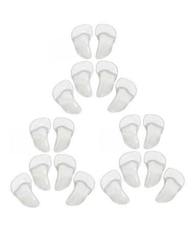 Healvian 9 Pairs Shoe Inserts Back Heel Pad Half Foot Cushions Silicone Metatarsal Pads Heel Cushion Insoles for Heels Half Insoles Forefoot Cushion Half Shoe Pads Soft Arch Support