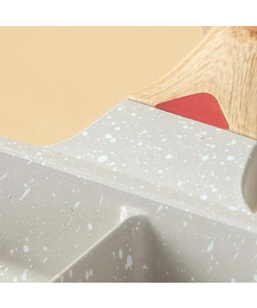 Kahdsvby Durable Multipurpose Fried Egg Pan Aluminum Alloy Frying Pan 3 in 1 Steak Breakfast Pan Cooking Pan Kitchen Utensils - Buy Online on GoSupps.com