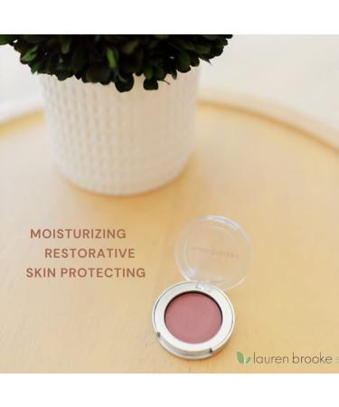 Lauren Brooke Cosmetiques Rose Brown Shimmer Natural Creme Eyeshadow - Long-lasting Vegan Formula - Buy Online on GoSupps.com