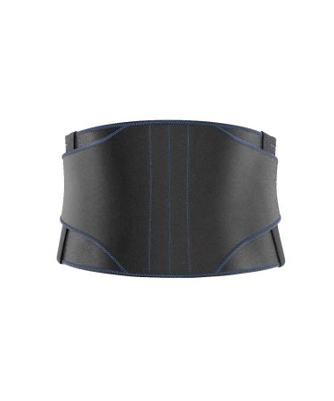 Sports Edition Back Support | Adjustable Back Brace with 4 Stays | Double Layer Compression for Acute & Chronic Back Pain | Black Medium - Buy Online on GoSupps.com