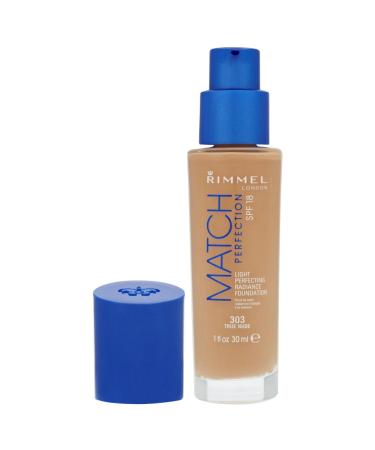 RIMMEL LONDON Match Perfection 303 SPF 18 True Skin - Flawless Foundation for All Skin Types | International Shipping Available - Buy Online on GoSupps.com