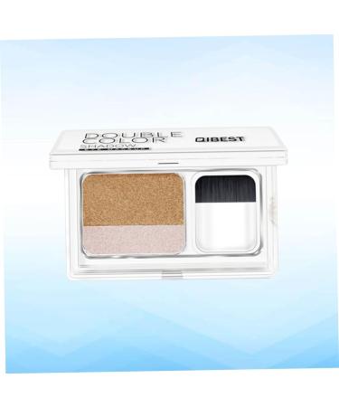FOMIYES Glitter Eye Shadow Shimmer Eyeshadow Makeup Palette Women Eye Shadow The Lazy Girl Two-color - Buy Online on GoSupps.com