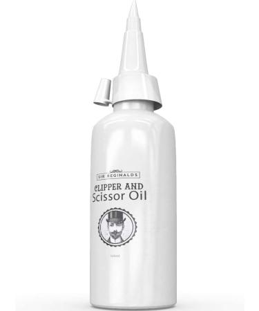 Hair Clipper Oil SIR REGINALDS Professional Scissor & Clipper Oil - Suitable for All Scissors Clippers & Trimmers - 125ml Made in The UK - Buy Online on GoSupps.com
