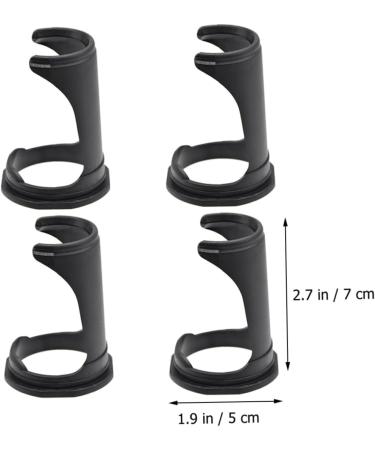 Fomiyes 4 Piece Brush Base Shaving Stand - Beard Rack Holder for Safety Razors & Makeup Brushes - Travel-Friendly Design - Buy Online on GoSupps.com